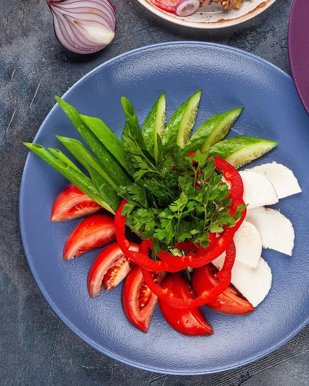 Овощное плато с брынзой