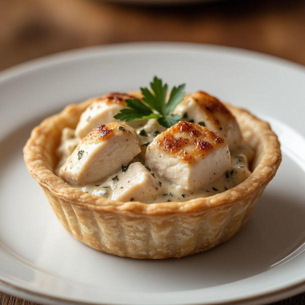 Жульен с курицей и грибами