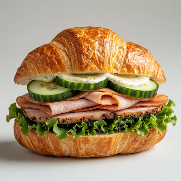 Круассан с мортаделлой Круассан с мортаделлой