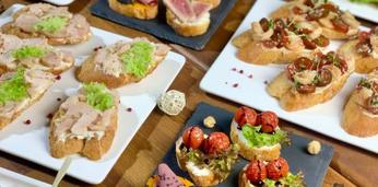 Популярный брускетта-сет на 10 песон